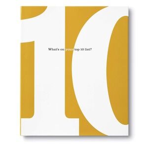 10- Book What's on Your Top 10 List Journal Book‎ Dan Zadra